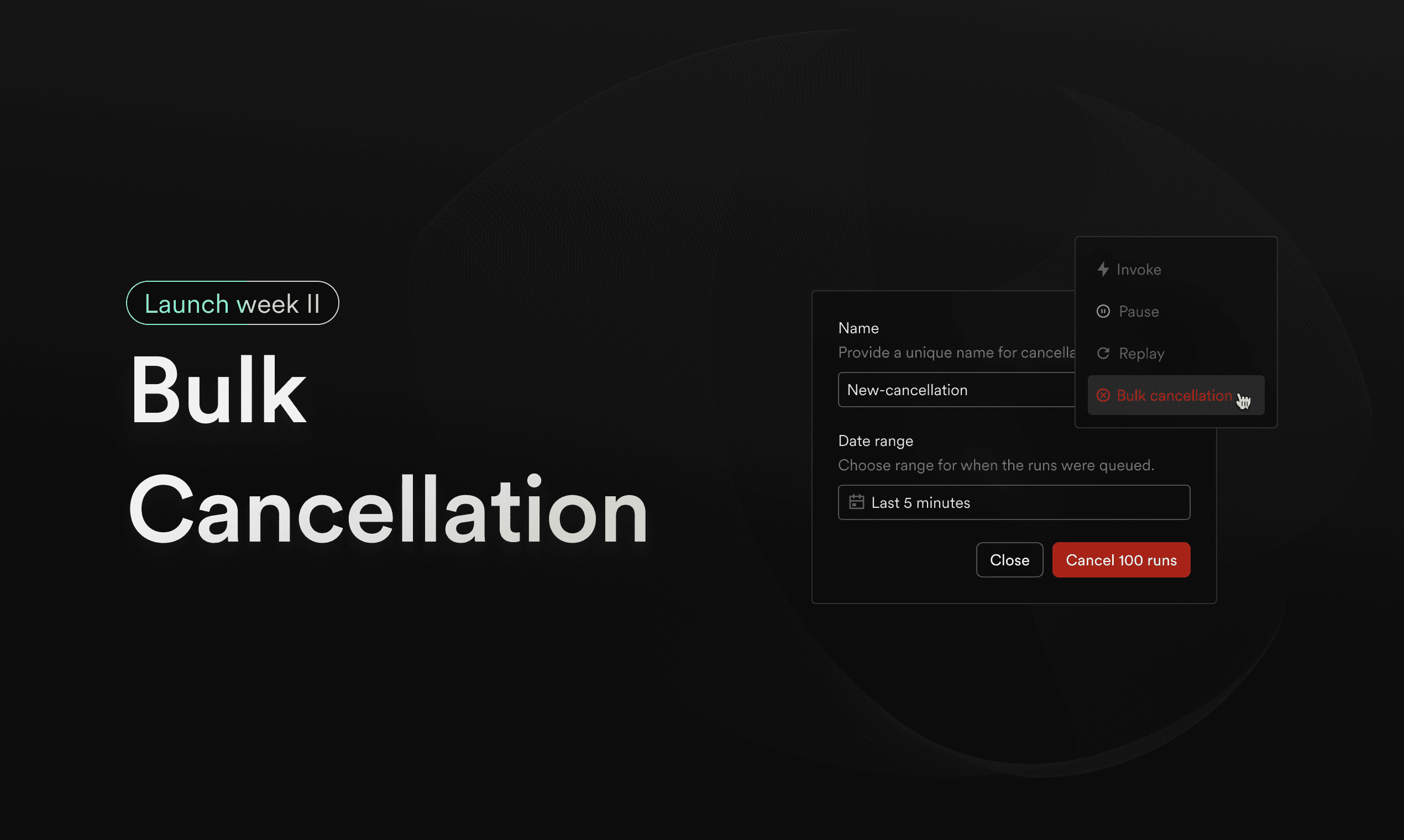 Bulk cancellation UI: the latest addition to Inngest's recovery tool suite